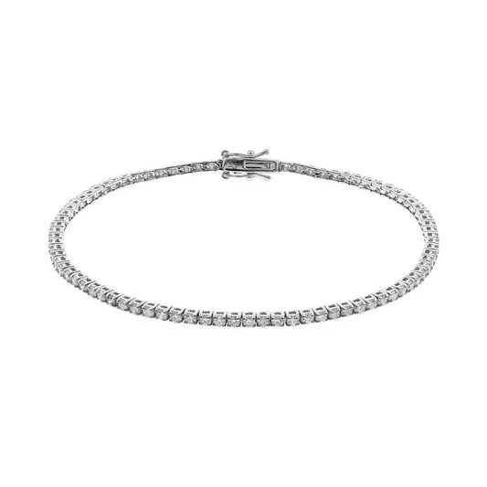 JSP01 -14KW Line Bracelet with 1.99cttw Natural Diamonds